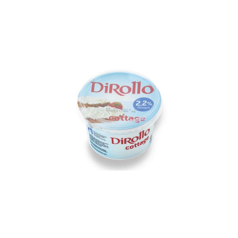 Dirollo cottage τυρί σε κρέμα 225gr 24hr.gr το delivery super market