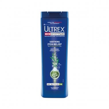 Σαμπουάν Ultrex men αντιπιτυριδικό Soothing itch relief