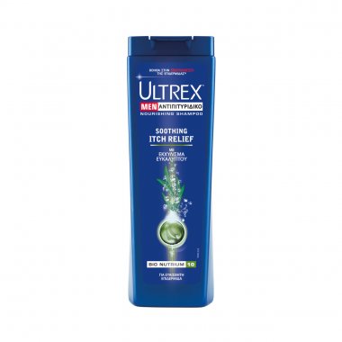 Σαμπουάν Ultrex men αντιπιτυριδικό Soothing itch relief