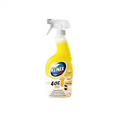 Klinex καθαριστικό spray 4 σε 1 με άρωμα λεμόνι 750ml