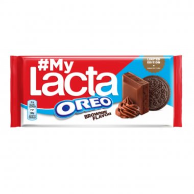 Lacta σοκολάτα γάλακτος με κομμάτια Oreo και Brownie Flavor 105gr